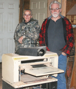 The Yanneys own a Woodmaster Molder/Planer, too.