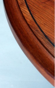Here's a detail of Keith's table, above. Note the precise inlay. Truly a priceless heirloom!